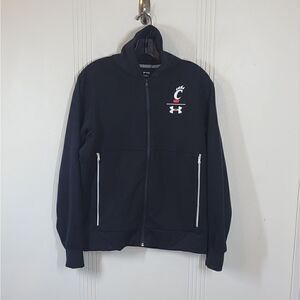 Cincinnati Bearcats Men's Under Armour Black Zip Up Jacket